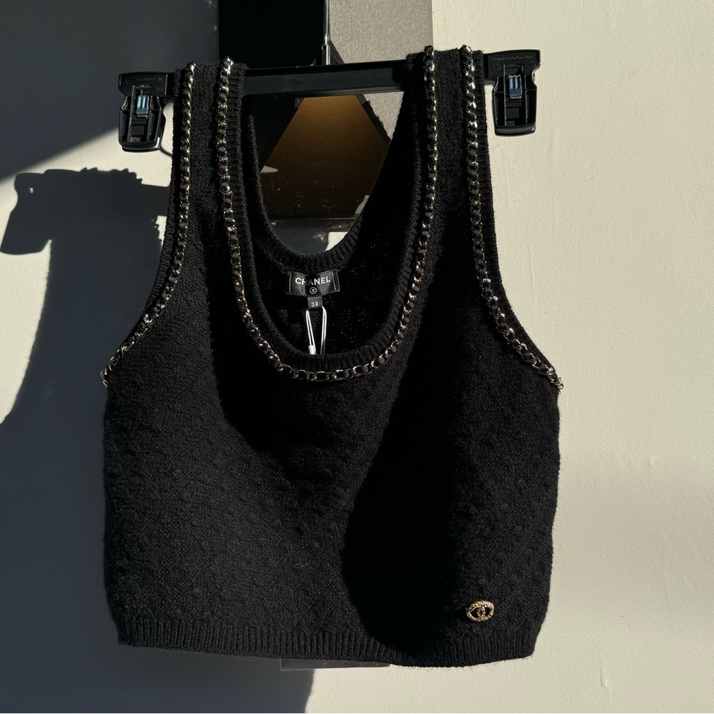 Chanel Cashmere Knit Top